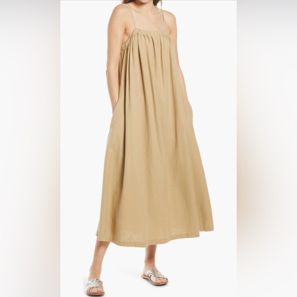 Treasure and Bond linen maxi dress